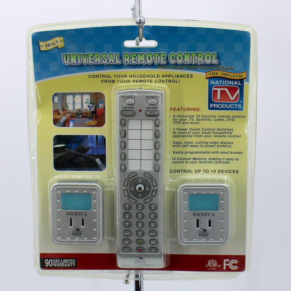 National TV Products Original 10 in 1 Universal Remote Control